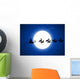 Santa Claus Flying Christmas Wall Decal