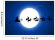 Santa Claus Flying Christmas Wall Decal