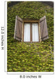 French Window Leaves Wall Decal
