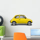 Classic Yellow Italian Supermini Car Wall Decal