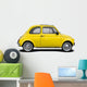 Classic Yellow Italian Supermini Car Wall Decal