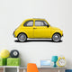 Classic Yellow Italian Supermini Car Wall Decal
