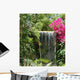 Flowers and Waterfall Wall Decal