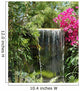 Flowers and Waterfall Wall Decal