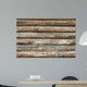 Wood Detail Wooden Hut Wall Decal