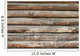 Wood Detail Wooden Hut Wall Decal