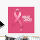 Breast Cancer Awareness Ribbon Wall Decal