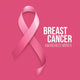 Breast Cancer Awareness Ribbon Wall Decal
