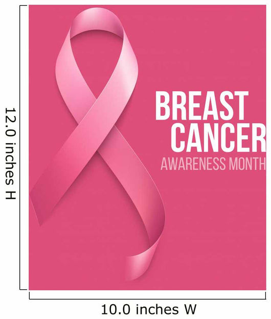 Breast Cancer Awareness Ribbon Wall Decal
