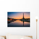 Sunrise Eiffel Tower Paris Wall Decal