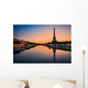 Sunrise Eiffel Tower Paris Wall Decal