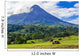 Volcano Arenal Horses Pasture Wall Decal