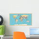 Vintage World Map Wall Decal
