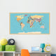 Vintage World Map Wall Decal