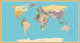 Vintage World Map Wall Decal