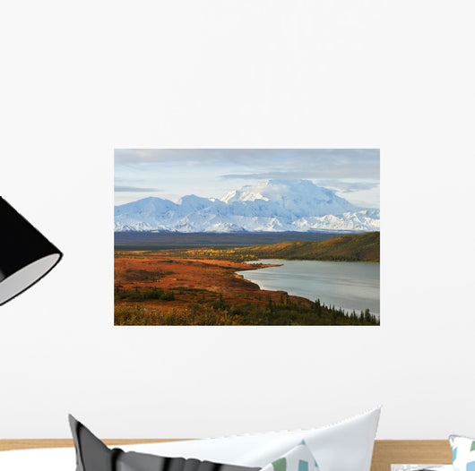 Denali Mountain and Wonder Lake Wall Decal