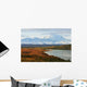 Denali Mountain and Wonder Lake Wall Decal
