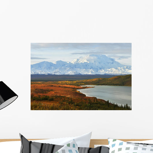 Denali Mountain and Wonder Lake Wall Decal