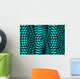 Digital Perspective-teal Wall Decal