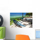Asian Fishing Boat Tropical Wall Decal