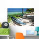 Asian Fishing Boat Tropical Wall Decal