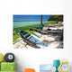 Asian Fishing Boat Tropical Wall Decal