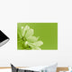 Green Flower Environmental Conservation Wall Decal