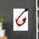 Red Wine Pouring down Wall Decal