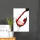 Red Wine Pouring down Wall Decal