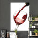 Red Wine Pouring down Wall Decal