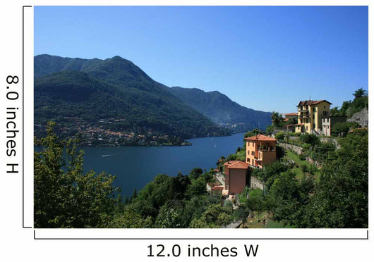 Lago Di Como West Wall Decal