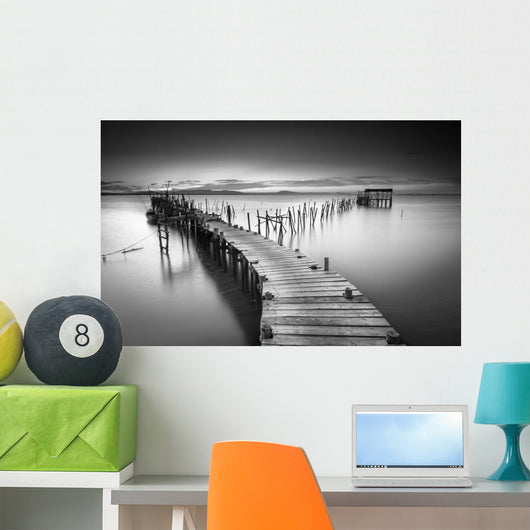 Peaceful Ancient Pier Wall Decal