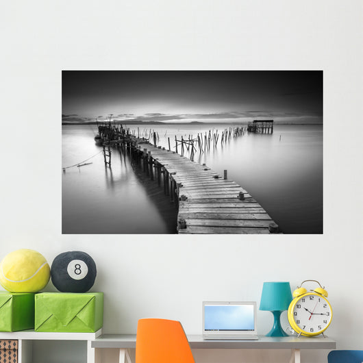 Peaceful Ancient Pier Wall Decal