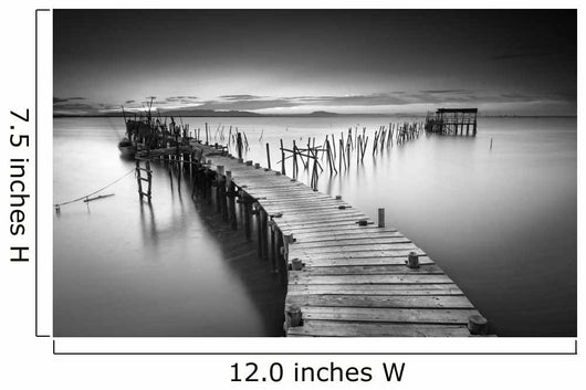 Peaceful Ancient Pier Wall Decal