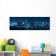 Los Angeles Night Wall Decal Panoramic