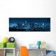 Los Angeles Night Wall Decal Panoramic