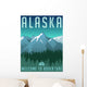 Retro Style Travel Poster Wall Decal
