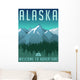 Retro Style Travel Poster Wall Decal