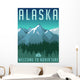 Retro Style Travel Poster Wall Decal