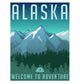 Retro Style Travel Poster Wall Decal