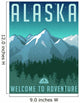 Retro Style Travel Poster Wall Decal
