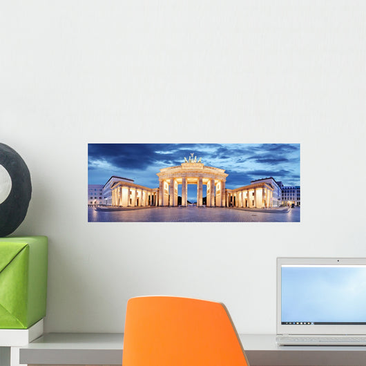 Brandenburg Gate Berlin Germany Wall Decal Panoramic