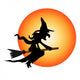 Halloween Witch Wall Decal