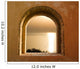Sunset Sea through Windows Wall Decal