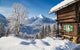 Winter Alps Mountain Chalet Wall Decal