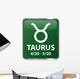 Taurus Astrology Sign Wall Decal