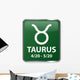 Taurus Astrology Sign Wall Decal