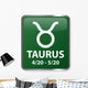 Taurus Astrology Sign Wall Decal