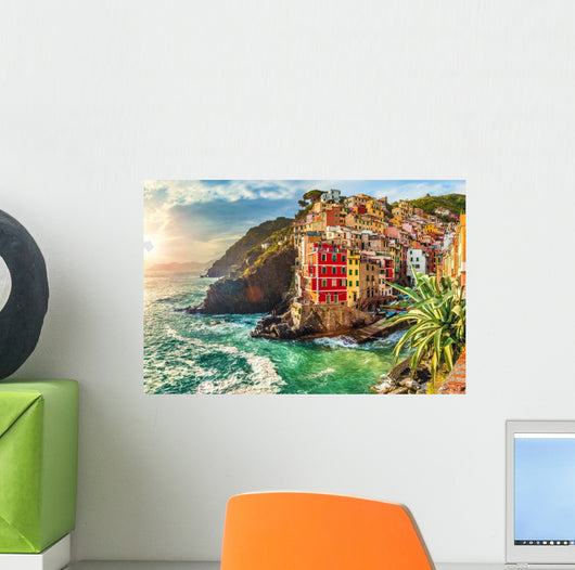 Riomaggiore Cinque Terre Italy Wall Decal