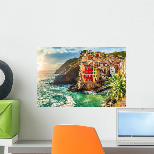 Riomaggiore Cinque Terre Italy Wall Decal